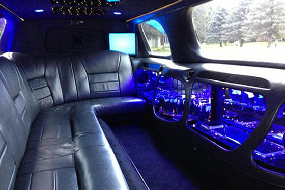 Tucson limo rental seating