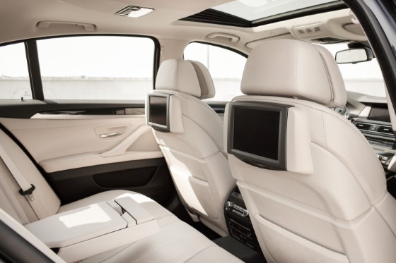 luxury sedan interior